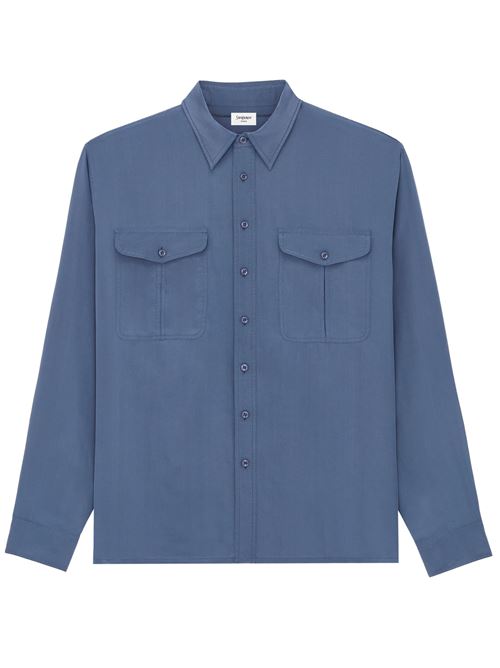 Silk and viscose shirt SAINT LAURENT | 854249Y2N494812